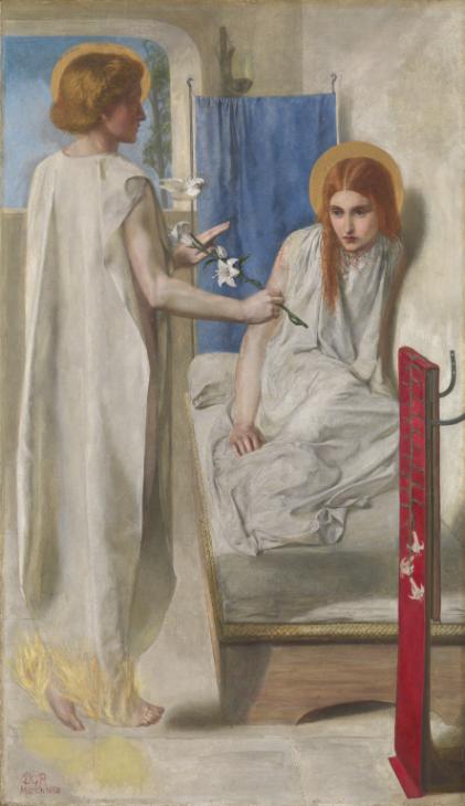 Ecce Ancilla Domini! (The Annunciation) 1849-50 by Dante Gabriel Rossetti 1828-1882